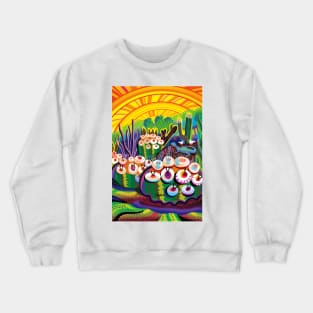 Desert Moss Garden Crewneck Sweatshirt